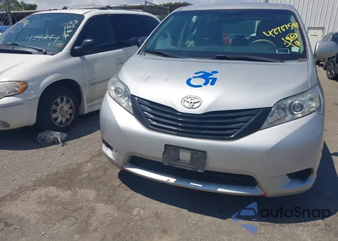 2014 Toyota Sienna L V6 7 Passenger from USA, damaged, VIN 5TDZK3DC9ES518653